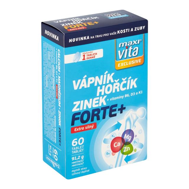 Maxi Vita Exclusive Vápník hořčík zinek forte