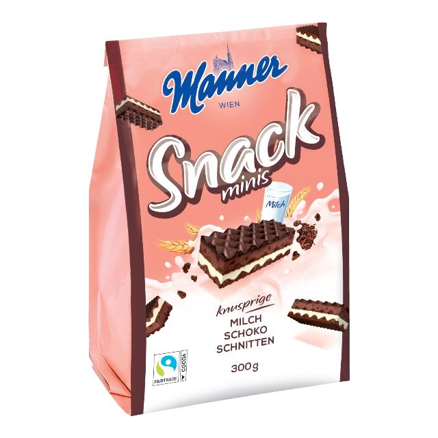 Manner Oplatky s mléčným a čokoládovým krémem