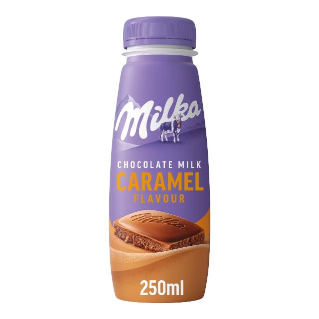 Milka čokoládový mléčný nápoj s příchutí karamel