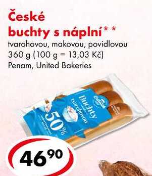 České buchty s náplní, 360 g