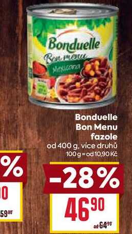 Bonduelle Bon Menu fazole od 400 g