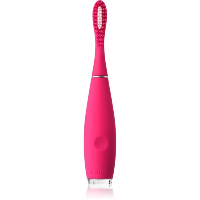 FOREO ISSA™ Kids silikonový zubní kartáček pro děti Rose Nose Hippo 1 ks
