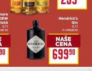 Hendrick's Gin 0,7l