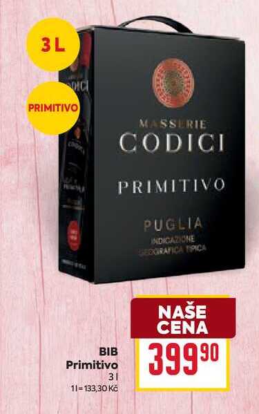 BIB Primitivo 3l