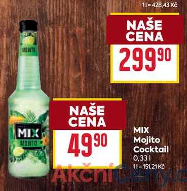 MIX Mojito Cocktail 0,33l