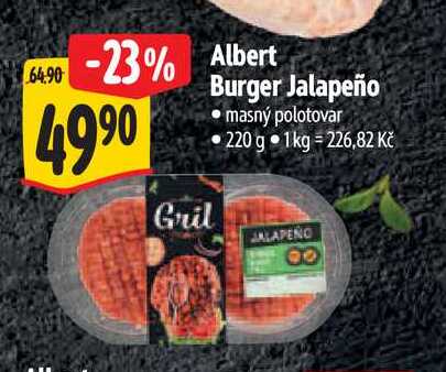  Albert  Burger Jalapeño  220 g