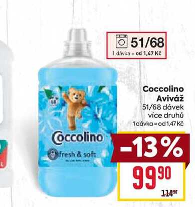 Coccolino Aviváž 51/68 dávek