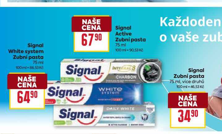 Signal Zubní pasta 75 ml