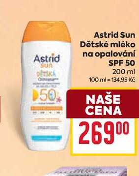 Astrid Sun Dětské mléko na opalování SPF 50 200 ml 