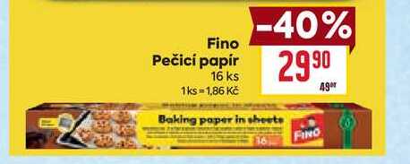 Fino Pečicí papír 16 ks