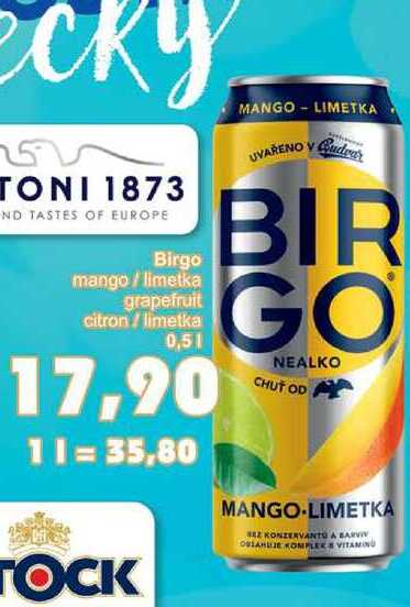 Birgo mango / limetka grapefruit citron/limetka 0,5l