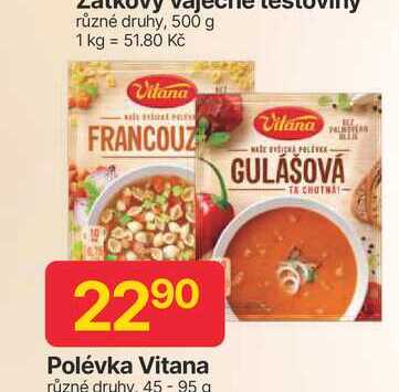 Vitana různé druhy 45-95 g 