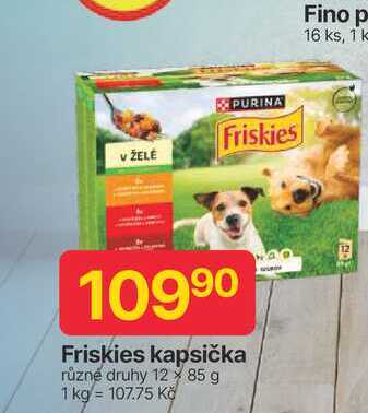 Friskies kapsička různé druhy 12x85 g