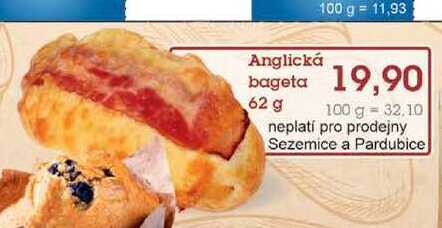 Anglická bageta 62 g 