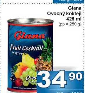 Giana Ovocný koktejl  425 ml