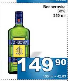 Becherovka 38% 350 ml