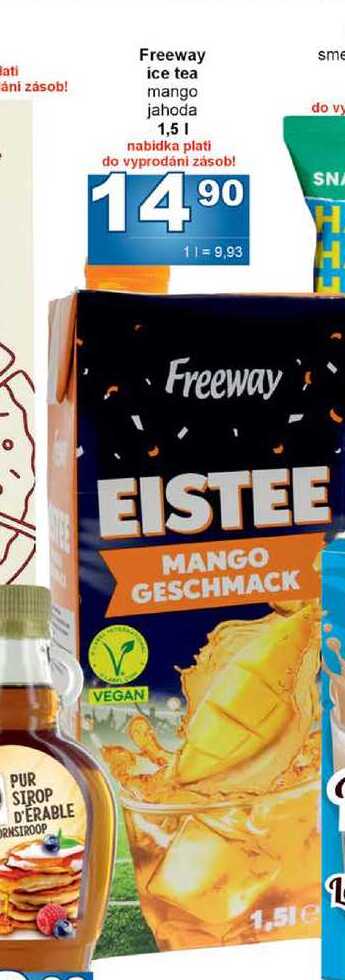 Freeway ice tea mango jahoda 1,5l