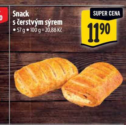 Snack s čerstvým sýrem 57 g 