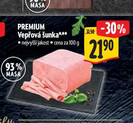  PREMIUM Vepřová šunka 100 g