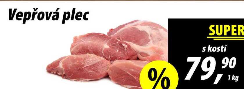 Vepřová plec s kostí, 1 kg