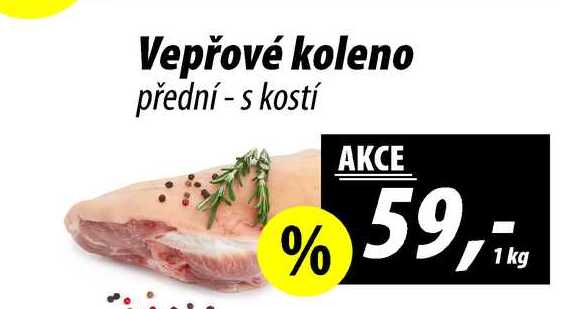 Vepřové koleno přední - s kostí, 1 kg 