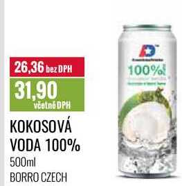 KOKOSOVÁ VODA 100% 500ml 