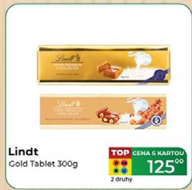 Lindt Gold Tablet 300g 