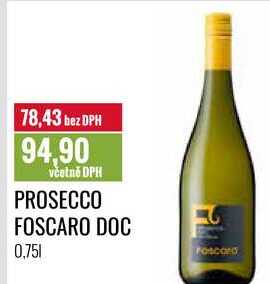 PROSECCO FOSCARO DOC 0,75l