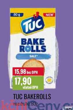 TUC BAKEROLLS 80g 