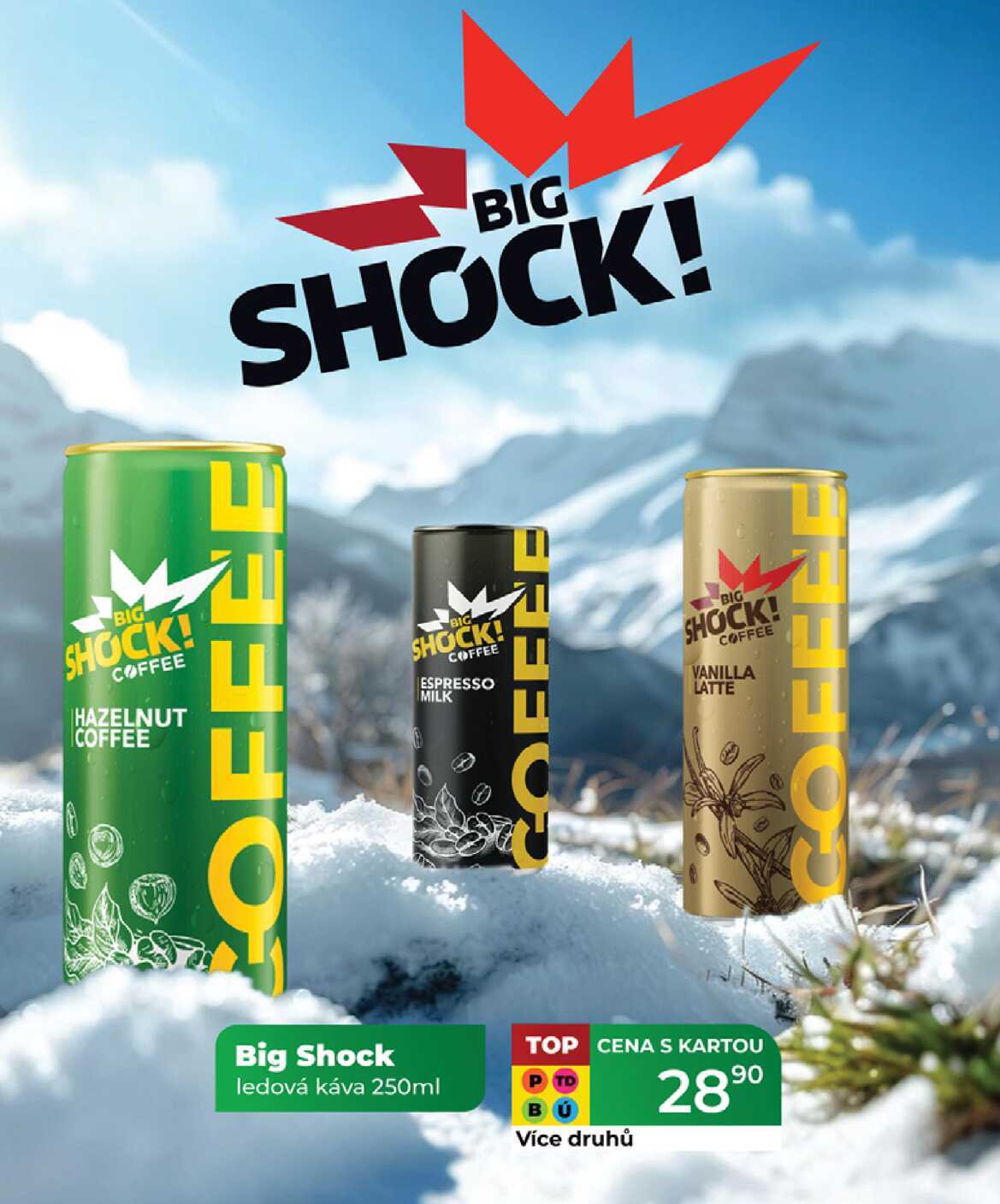 Big Shock ledová káva 250ml 