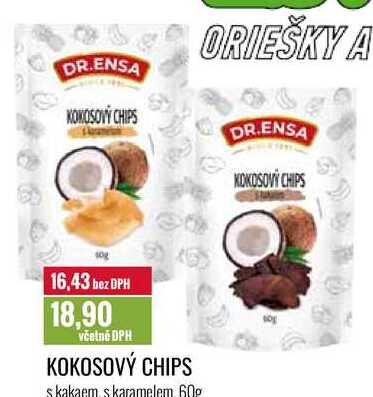 KOKOSOVÝ CHIPS 60g 