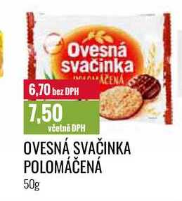 OVESNÁ SVAČINKA POLOMÁČENÁ 50g 