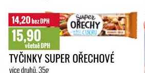 TYČINKY SUPER OŘECHOVÉ 35g