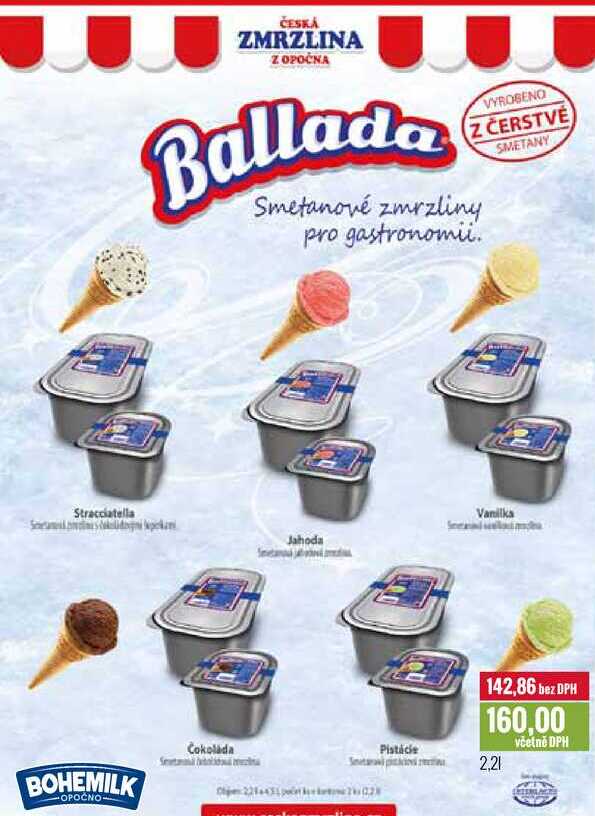 ČESKÁ ZMRZLINA Z OPOČNA 2,2l