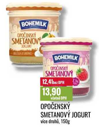 OPOČENSKÝ SMETANOVÝ JOGURT 150g 