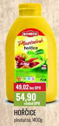HOŘČICE plnotučná, 1400g 