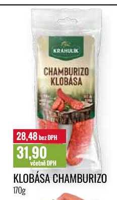 KLOBÁSA CHAMBURIZO 170g 