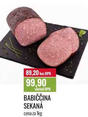 BABIČČINA SEKANÁ cena za 1kg 