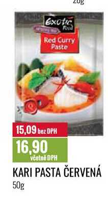 KARI PASTA ČERVENÁ 50g 