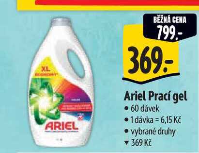   Ariel Prací gel 60 dávek  