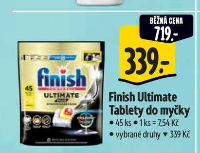   Finish Ultimate Tablety do myčky 45 ks  
