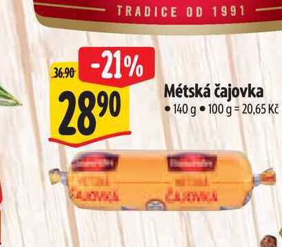   Métská čajovka 140 g  