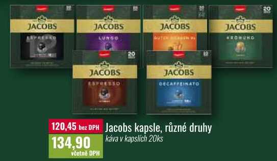 Jacobs kapsle 20ks