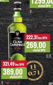CLAN CAMPBELL 0,7l, 1l