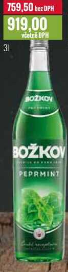BOŽKOV PEPRMINT 3l