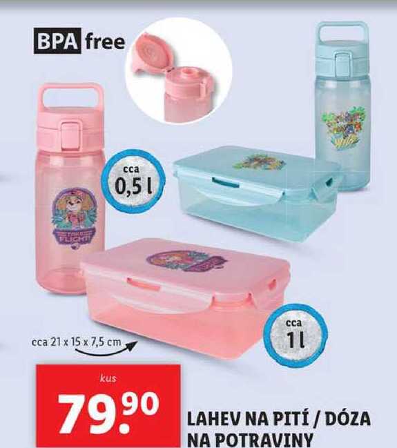 LAHEV NA PITÍ/DÓZA NA POTRAVINY 