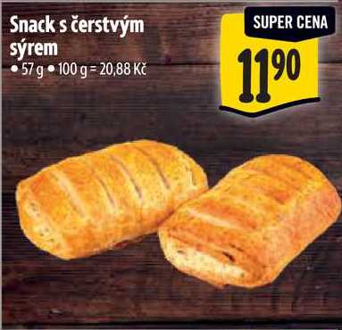 Snack s čerstvým sýrem, 57 g 