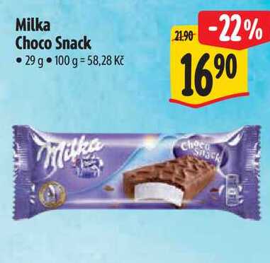 Milka Choco Snack, 29 g