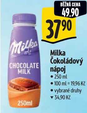 Milka Čokoládový nápoj, 250 ml  v akci