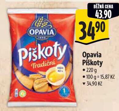 Opavia Piškoty, 220 g